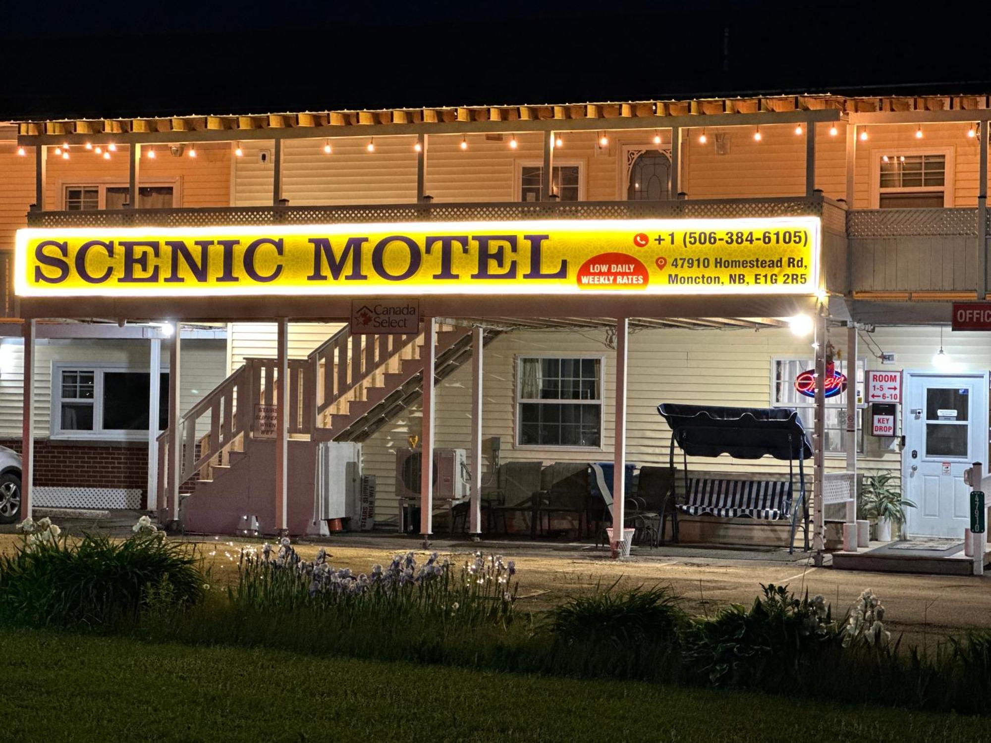 Scenic Motel Монктън Екстериор снимка